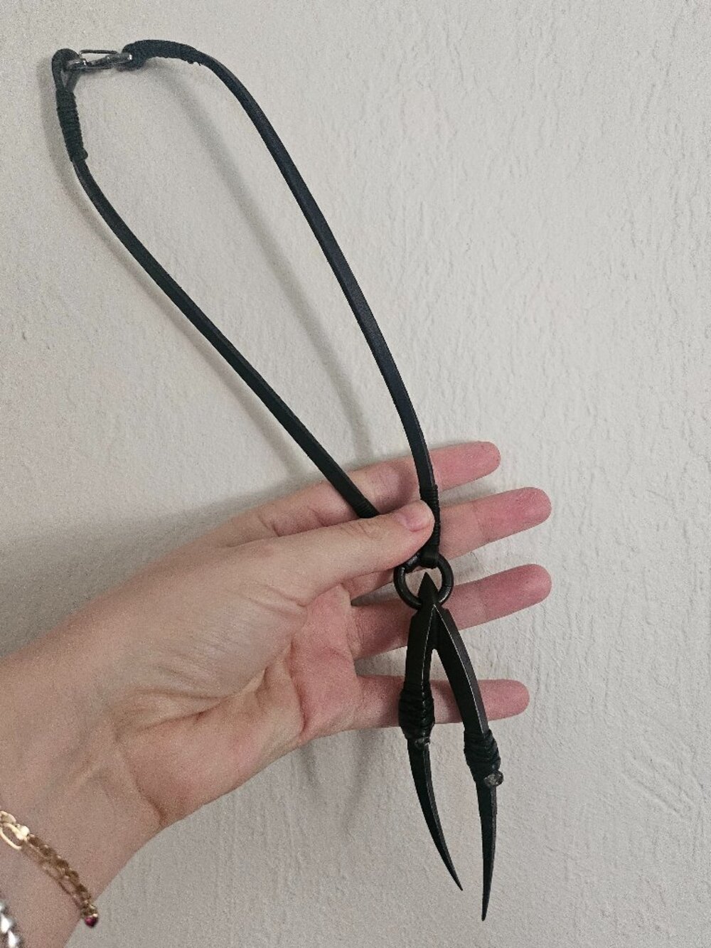 AnuTera Pedipalp Necklace with Crystals